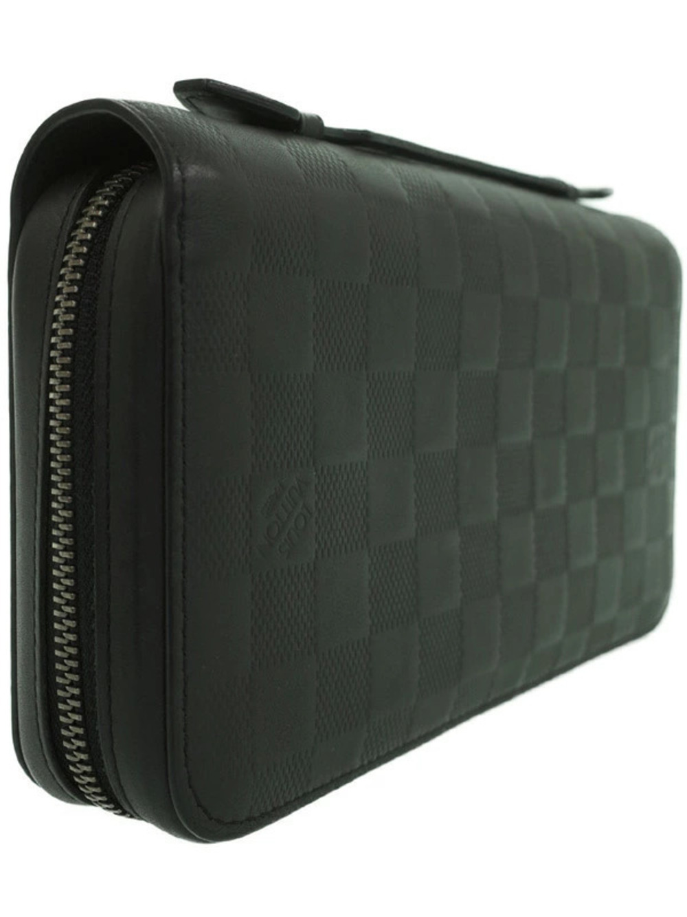 Louis Vuitton Infini Damier Wallet Zipper Round Long Zippy